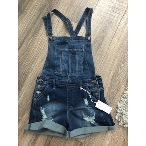 Overall Shorts